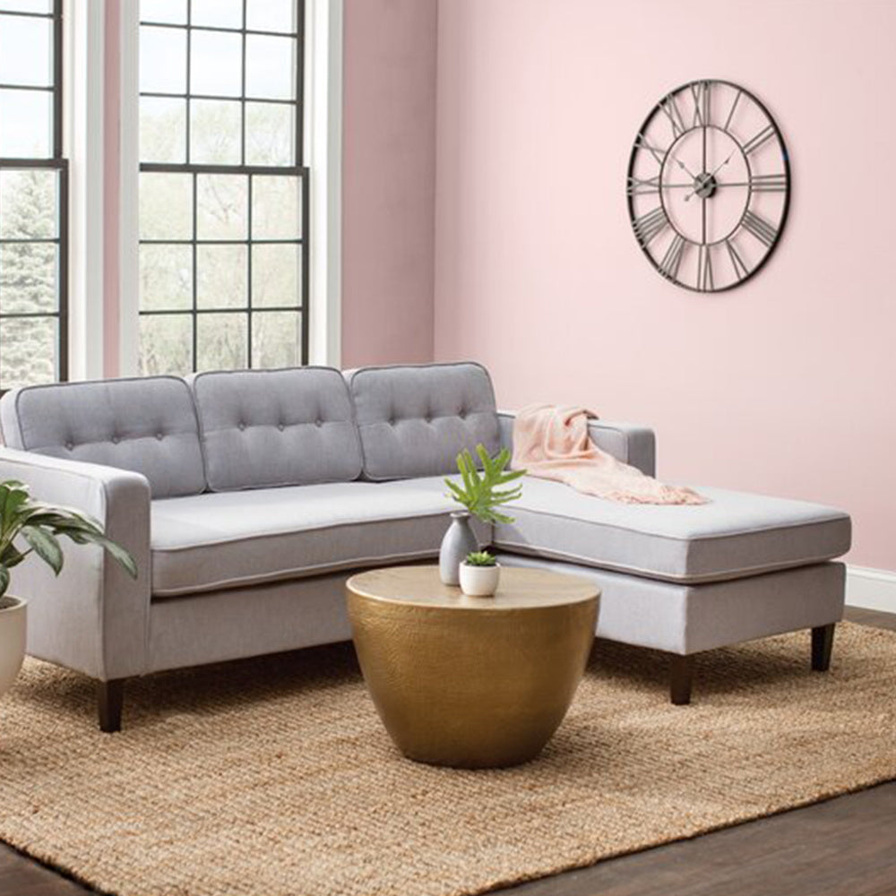 Large Wall Clock Rustic Roman Numeral, Dark Grey 80CM