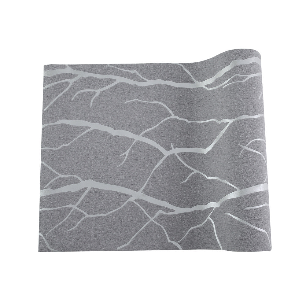 Modern Grey Nonwoven Minimalist Wallpaper