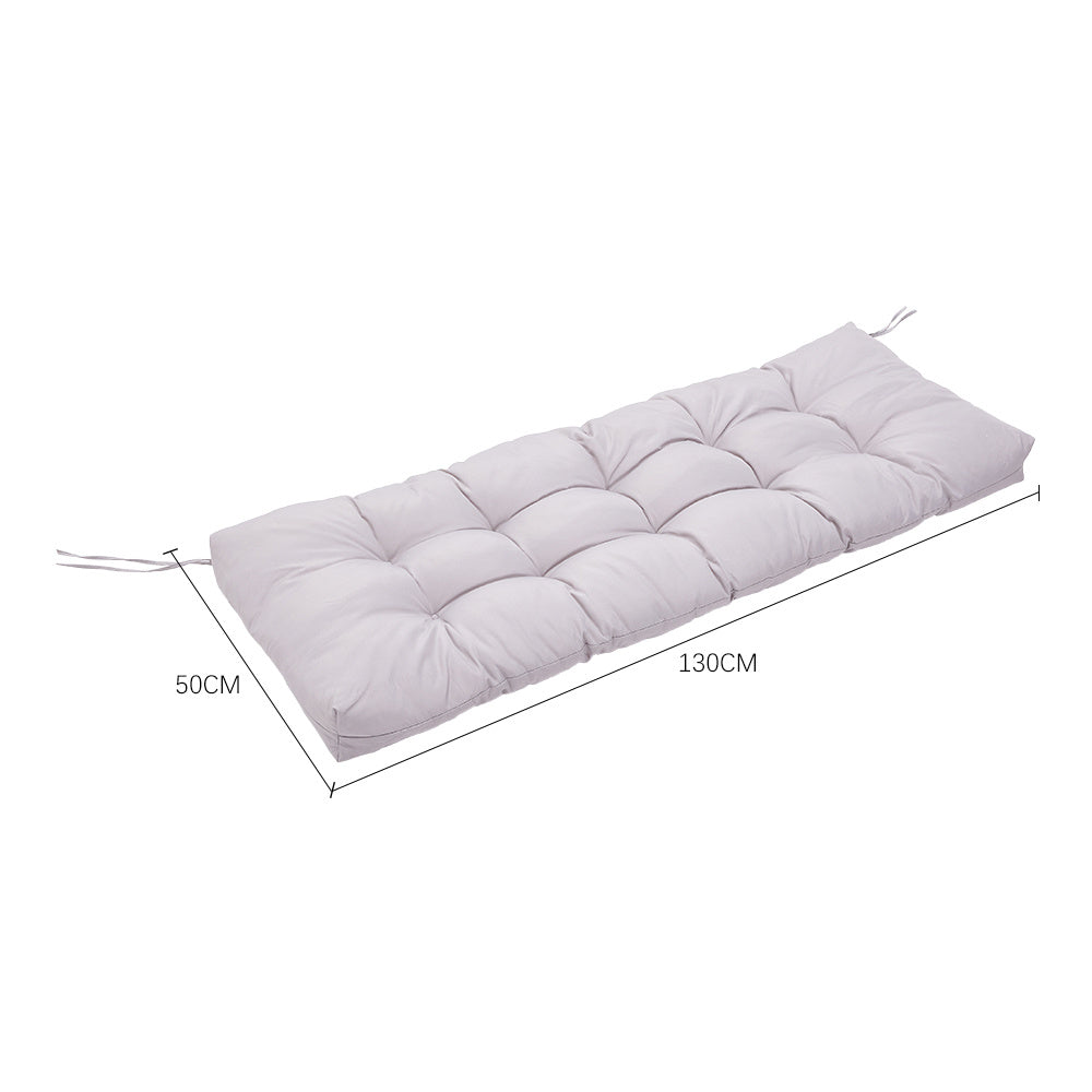 Grey Outdoor Waterproof Patio Benches Seat Cushion