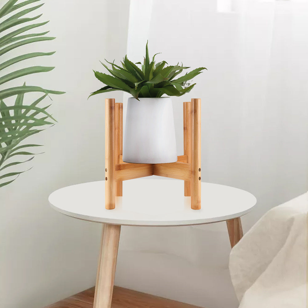 Wood Plant Flower Pots Stand, 25x25CM