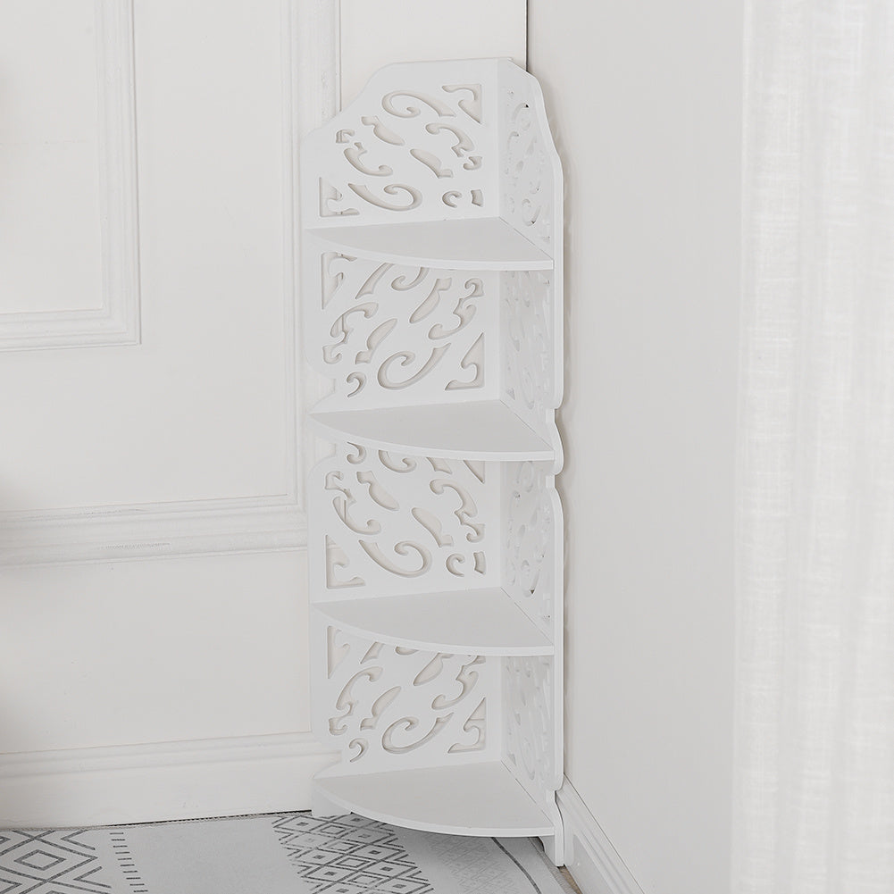 4 Tier Bookshelf Storage Unit Stand