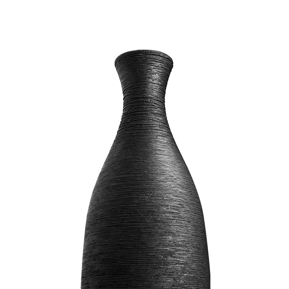 Black Modern Ceramic Minimalist Vase