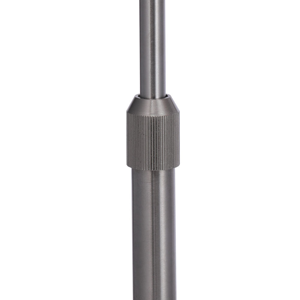 Arched Floor Lamp Tall Curved Design with Marble Base Orange Lampshade 130 to 180CM