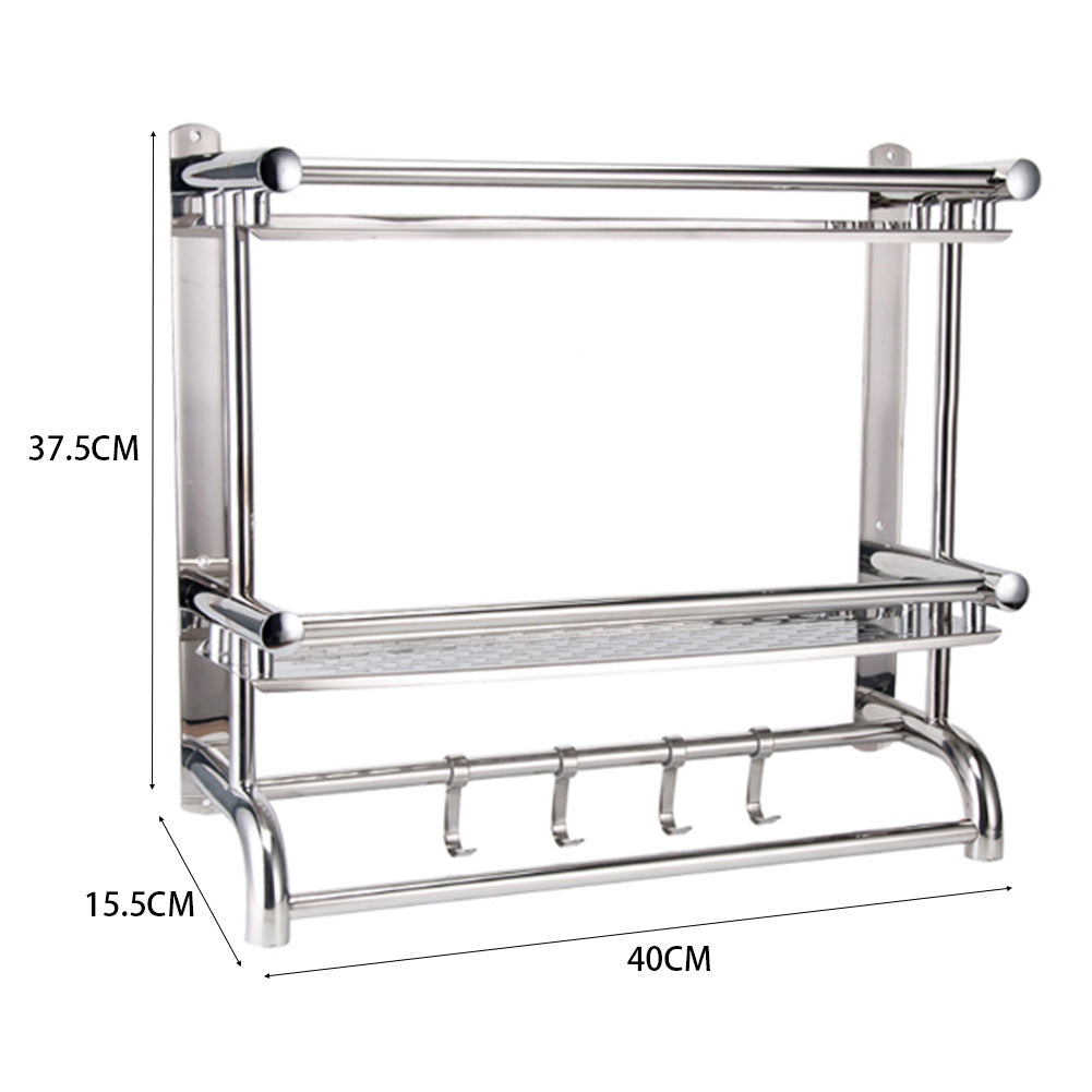 Stainless Steel Wall Mounted Towel Rail Holder