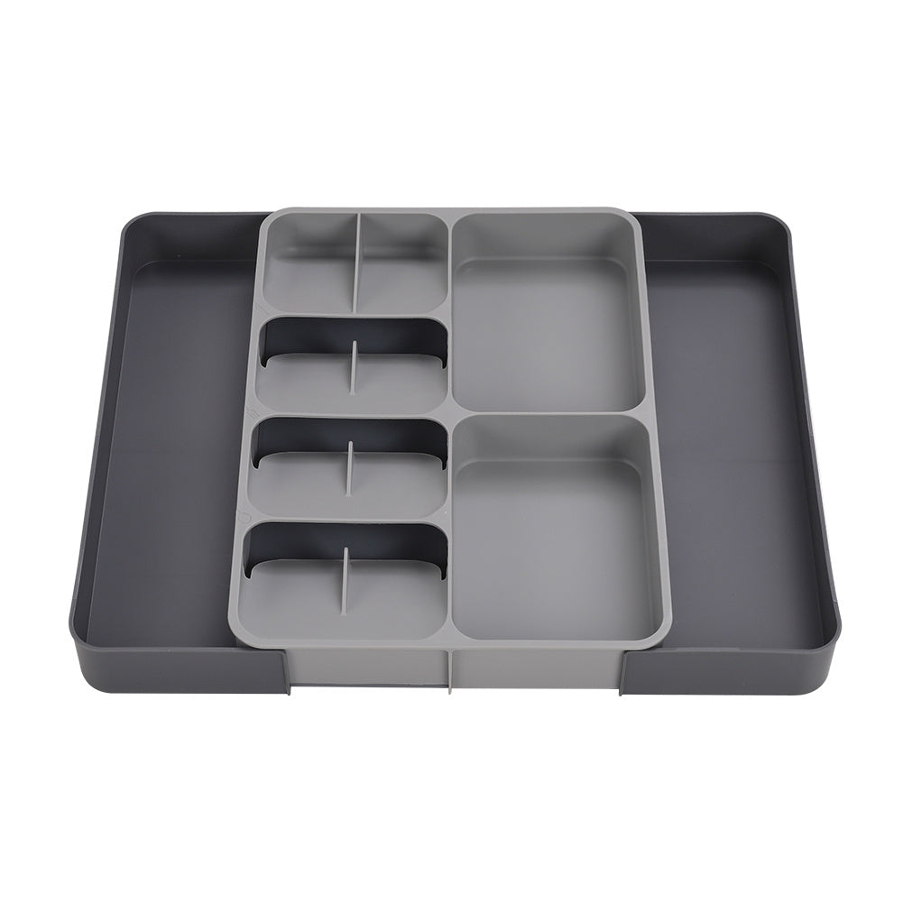 Expandable 12 Compartment Cutlery Tray Drawer Organiser