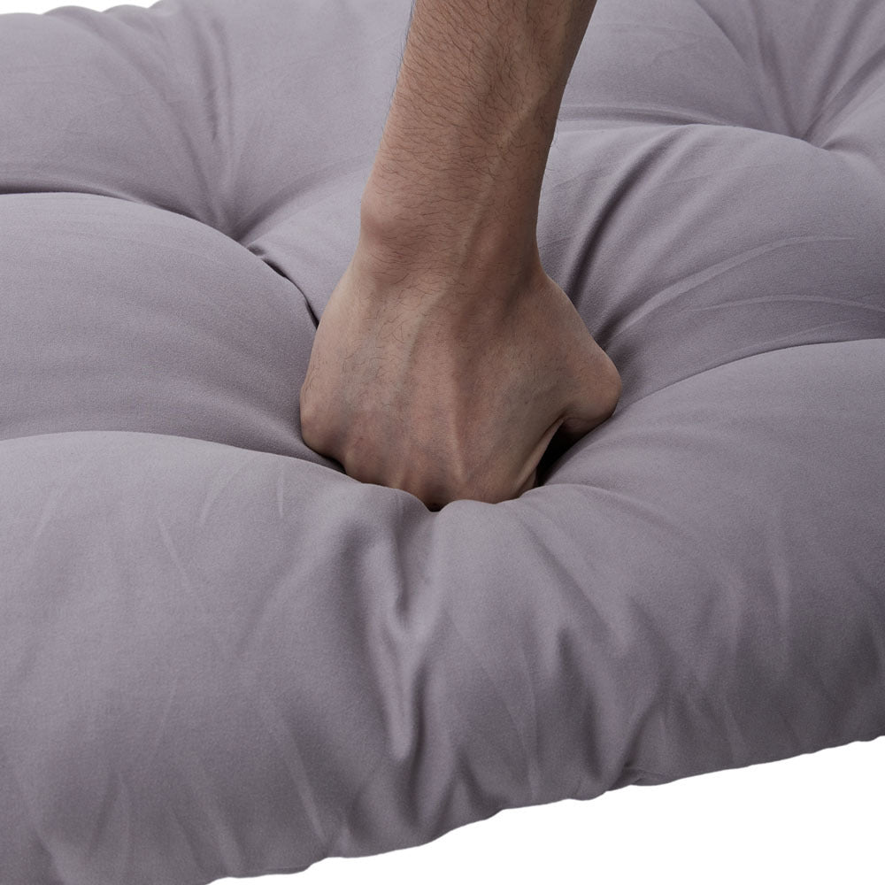 Grey 180cm Outdoor Thickened Lounger Cushion