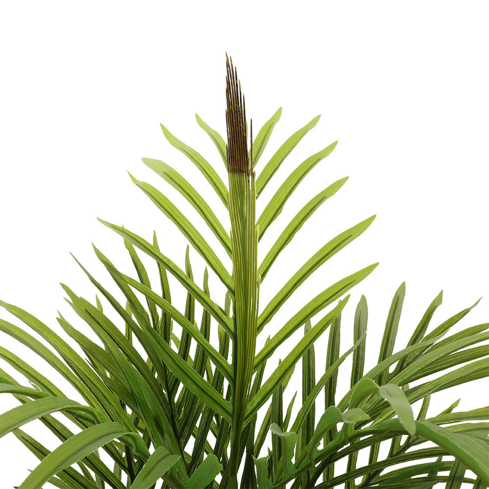 Outdoor Realistic Artificial Palm Tree Plant in Pot, 90CM