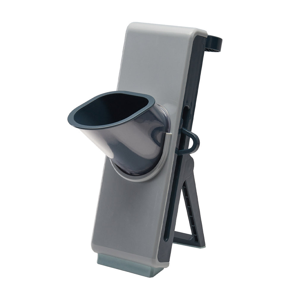 Blue Kitchen Manual Slicer with Food Container