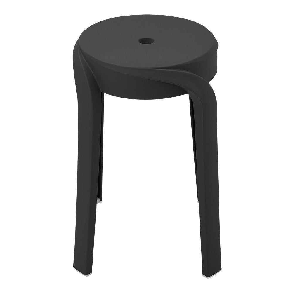 Plastic Stackable Round Stools Set of 10