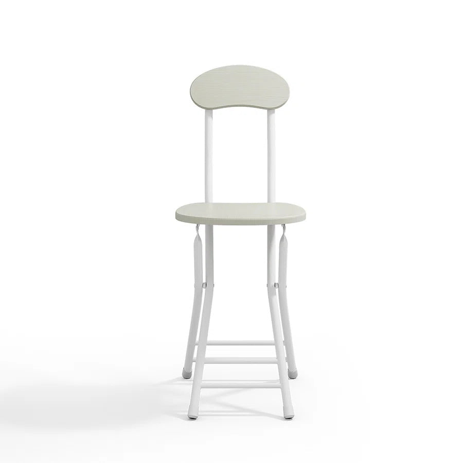 4 pcs Compact Wooden Folding Chair, with Metal Legs