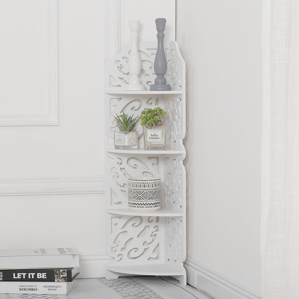 4 Tier Bookshelf Storage Unit Stand