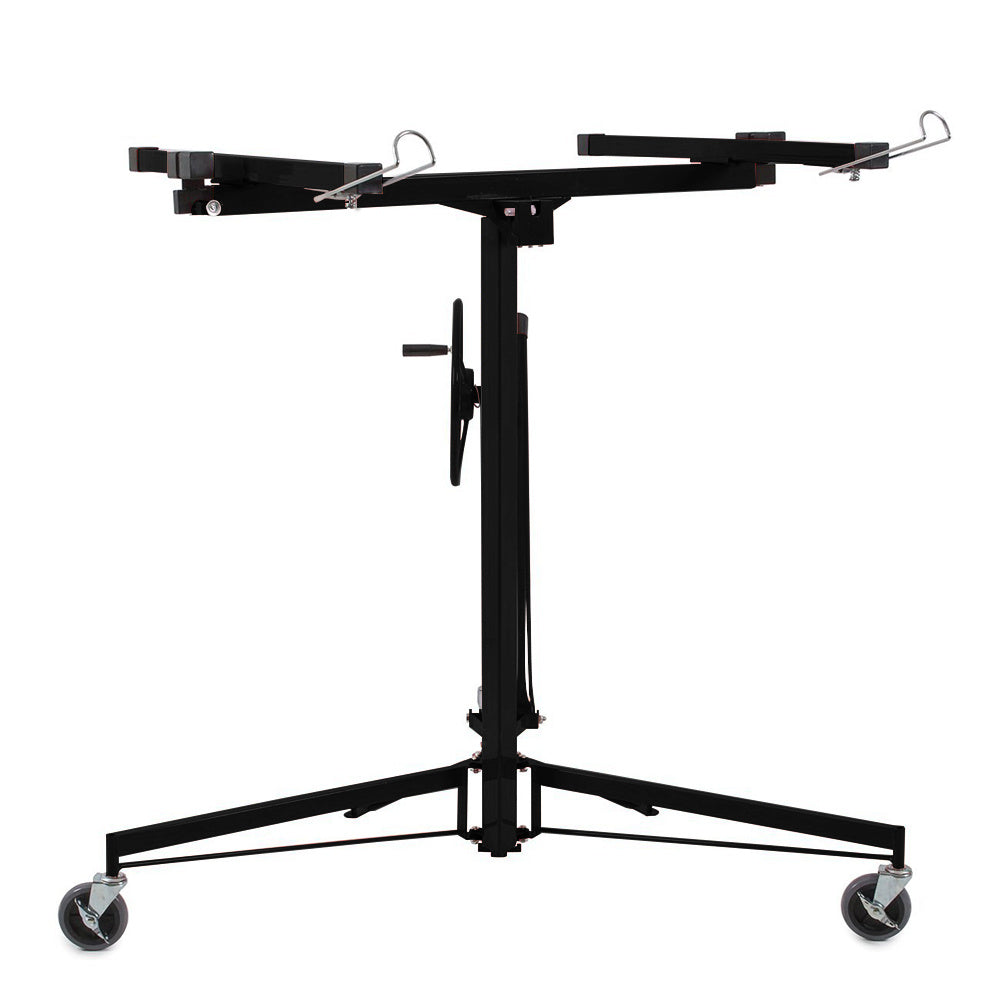 Black 16ft Drywall Hoist Plasterboard Lifter Jack Tool