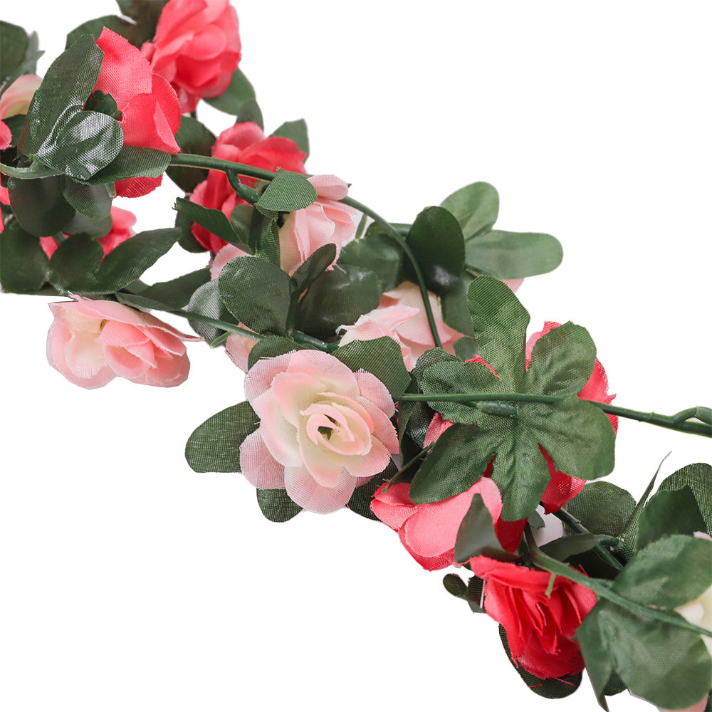 4 Pcs Artificial Flower Fake Silk Peony Hanging Vine Garland