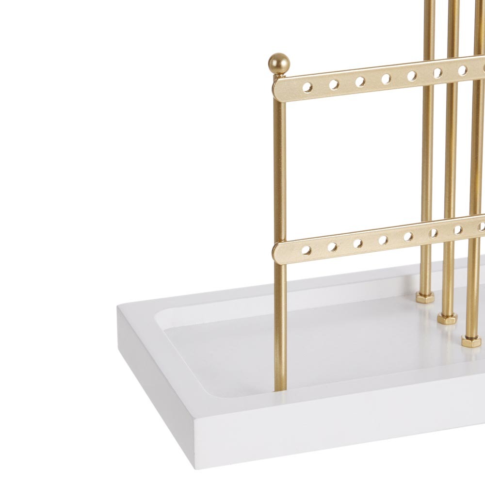 Golden 6 Tier Jewelry Display Stand