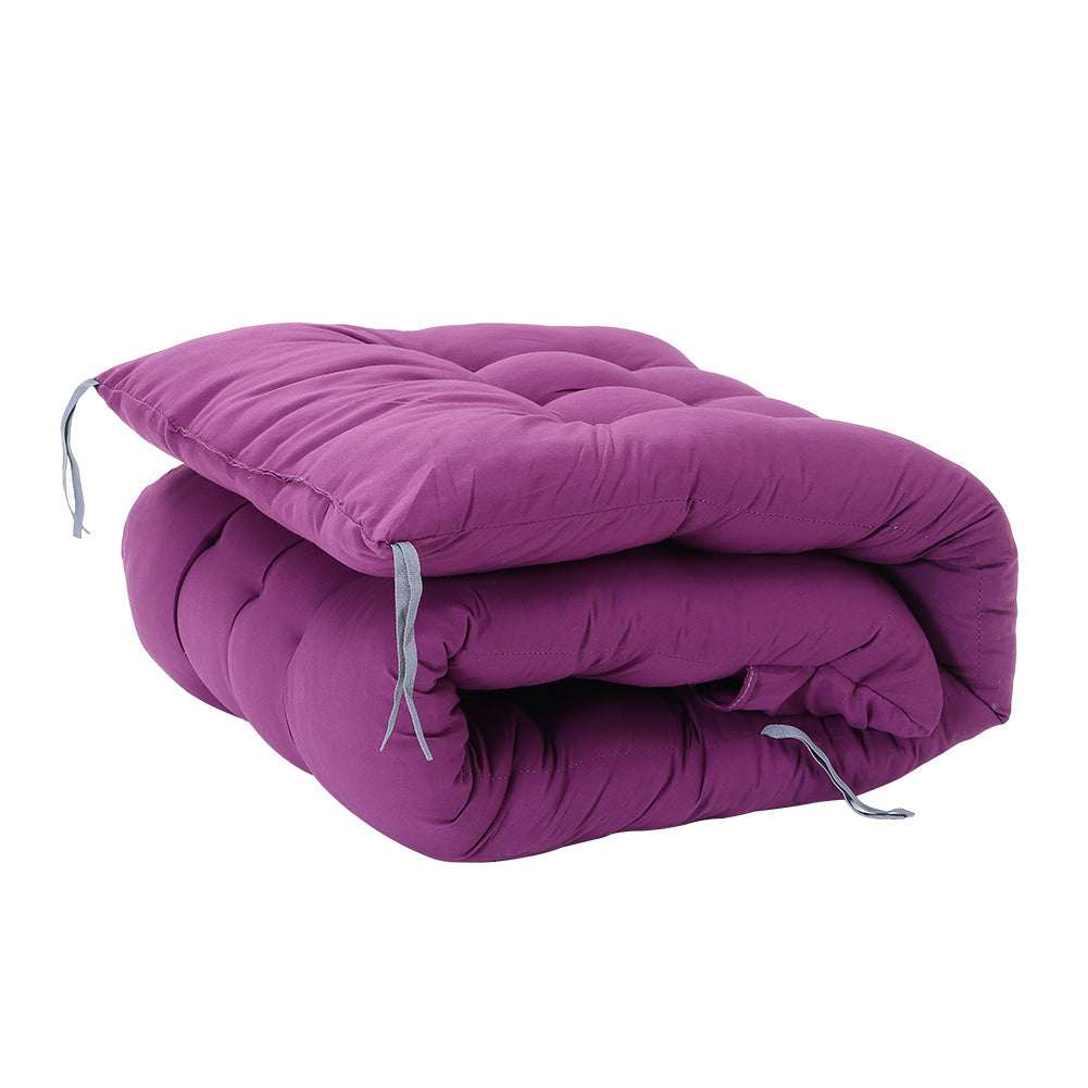 Sun Lounger Cushion Pad Garden In/Outdoor Recliner Chair Seat Pads,Purple