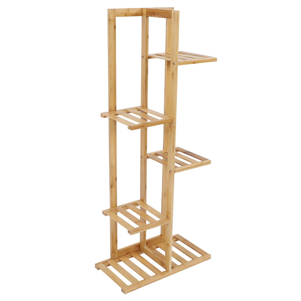 5 Tier Wood Plant Stand, Wood