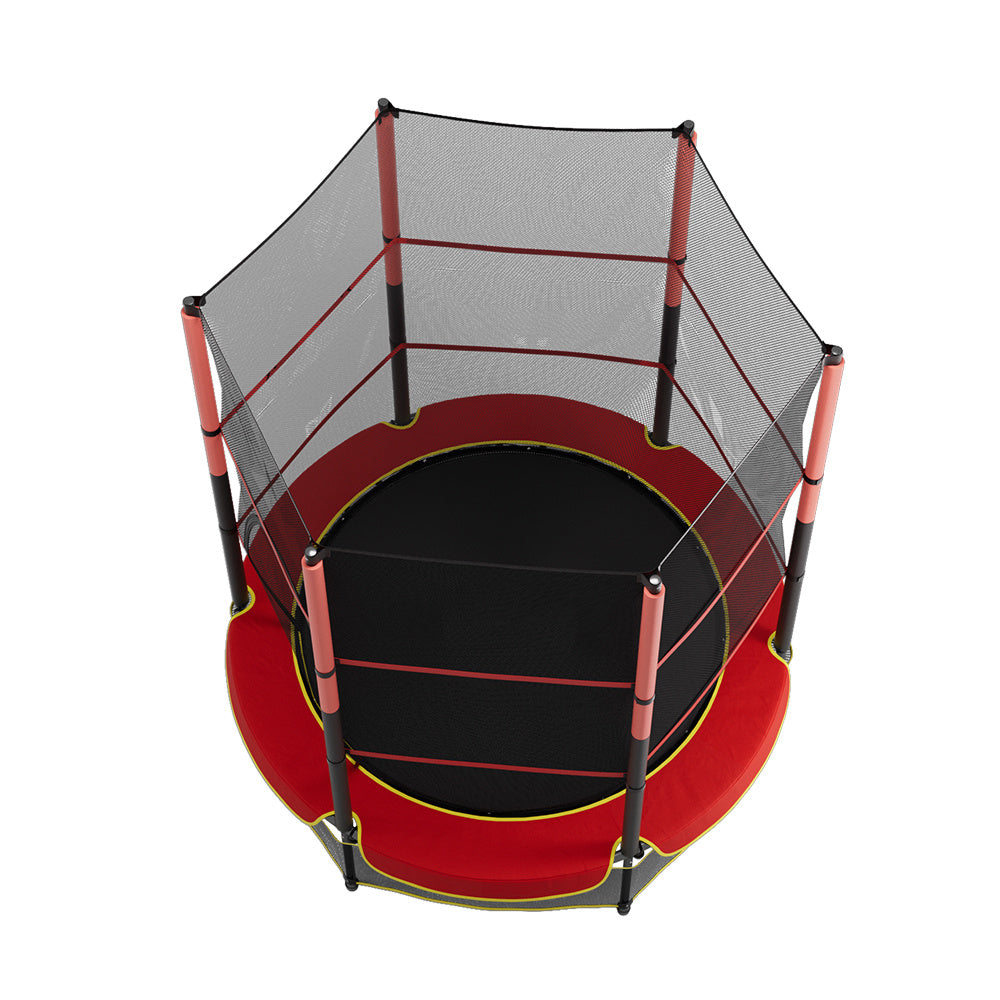 160cm H Outdoor Trampoline, with High Enclosure Net