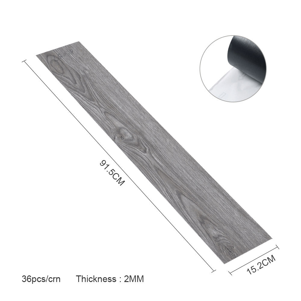 Set of 36 PVC Planks Self stick Flooring