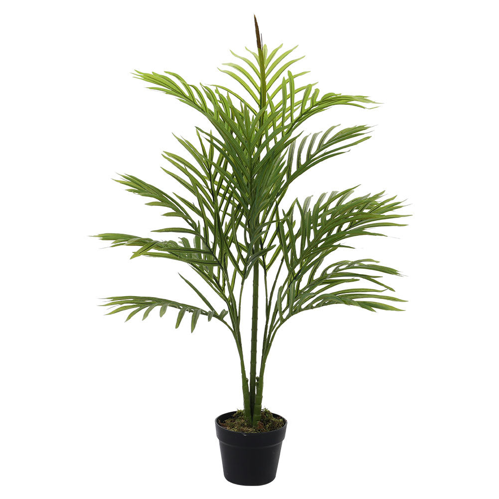 Outdoor Realistic Artificial Palm Tree Plant in Pot, 90CM