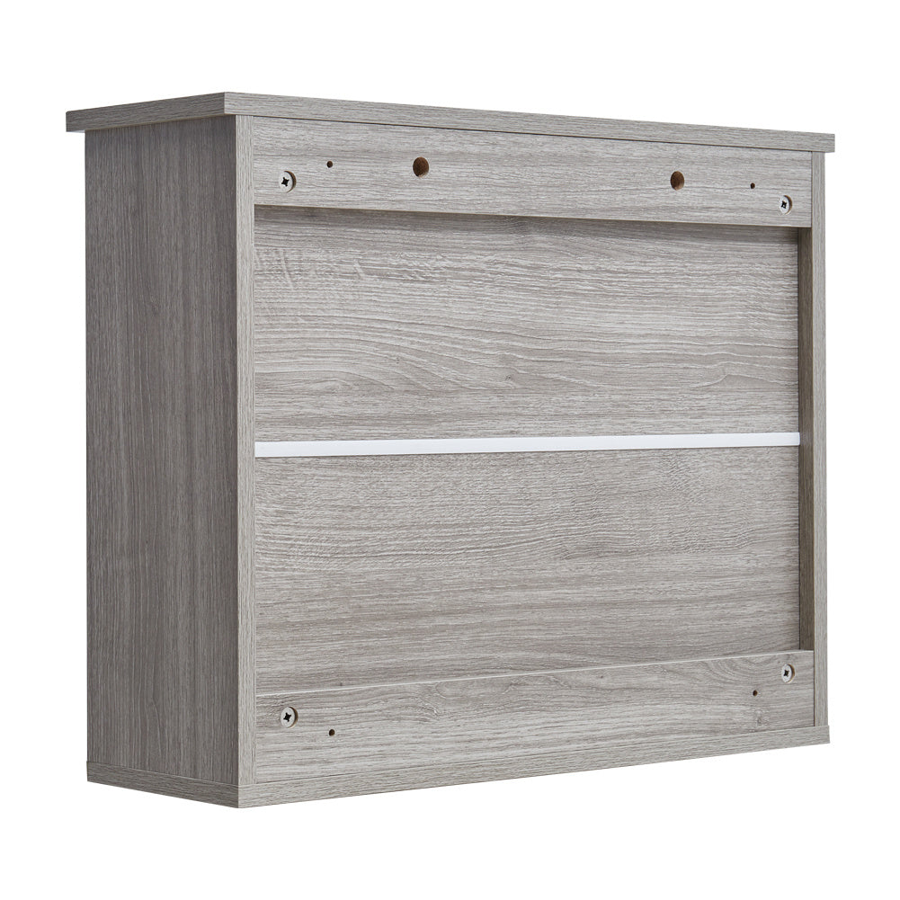 600x492mm Wooden Bathroom Mirror Wall Cabinet