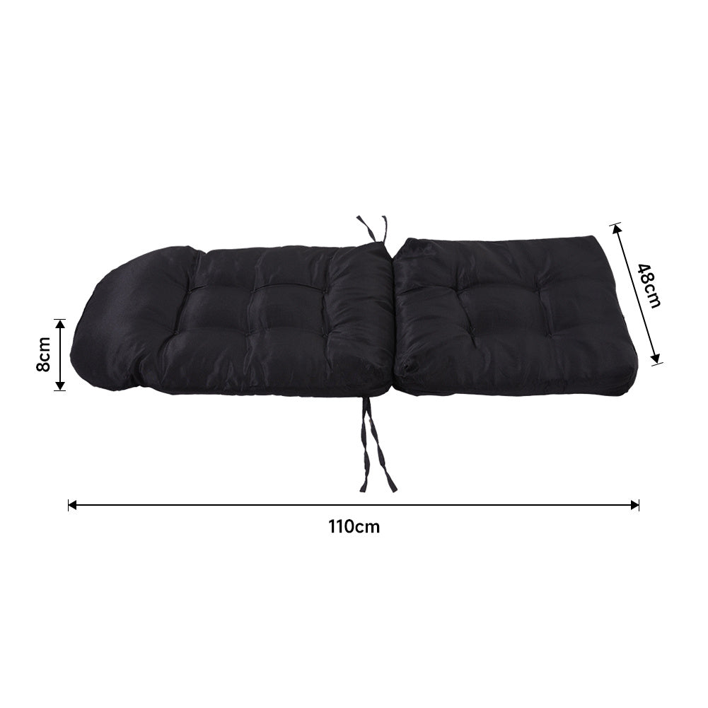 110x48CM Outdoor Waterproof Tufted Swing Seat Cushion