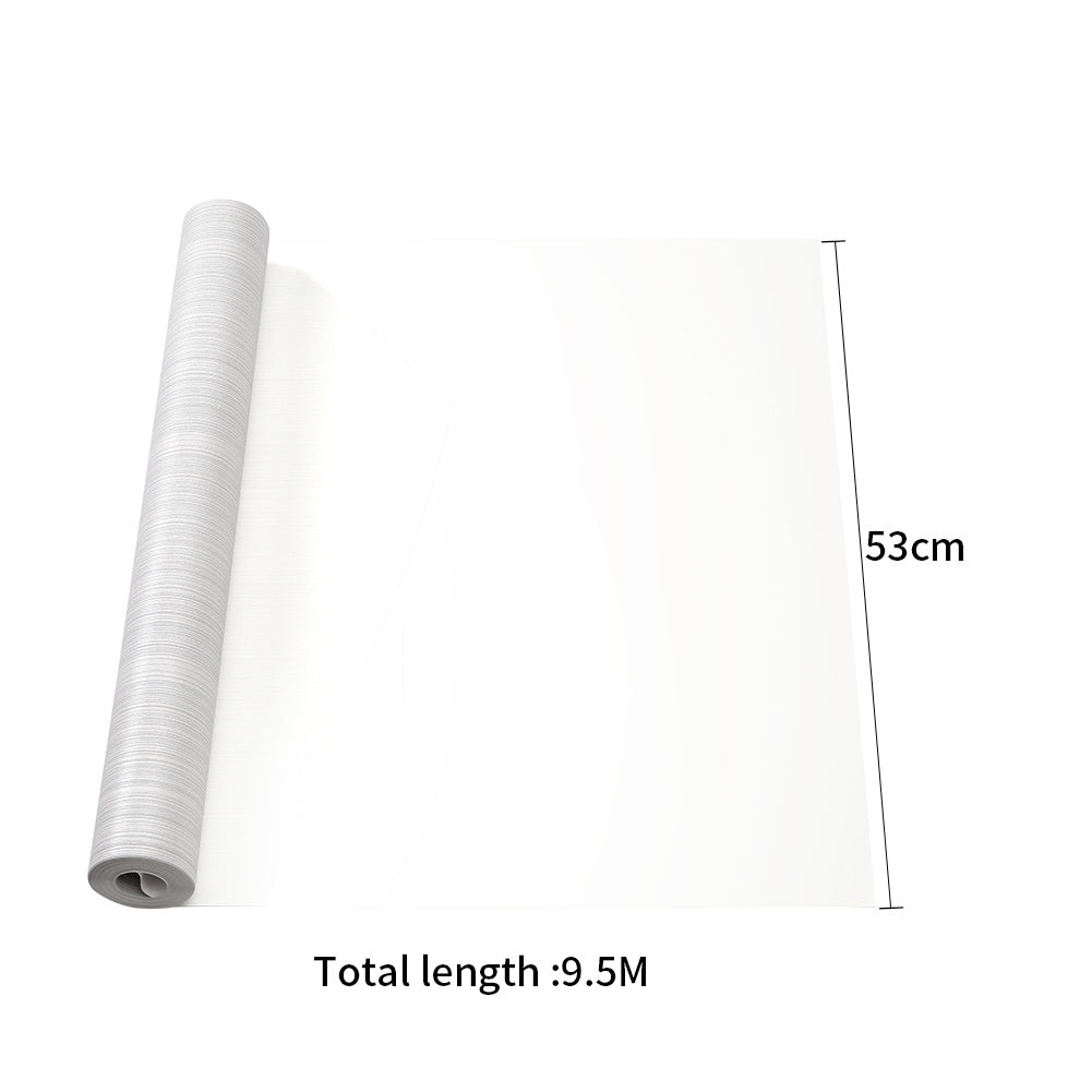 Modern Grey Striped Embossed Non Woven Wallpaper