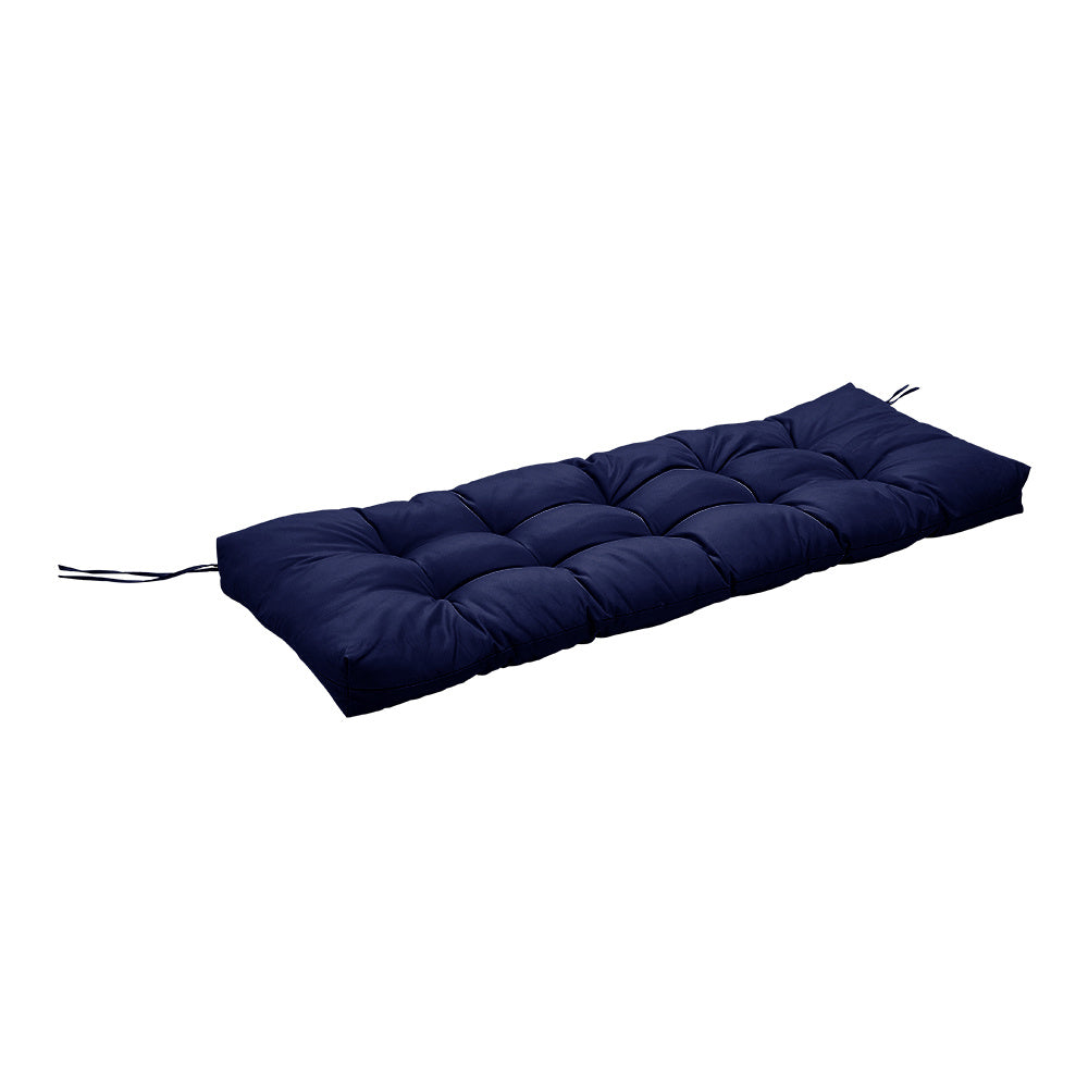 Blue Outdoor Waterproof Patio Benches Seat Cushion