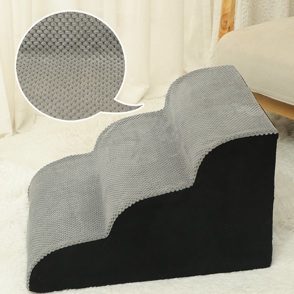 Grey Large Comfortable Non Slip Pet Step