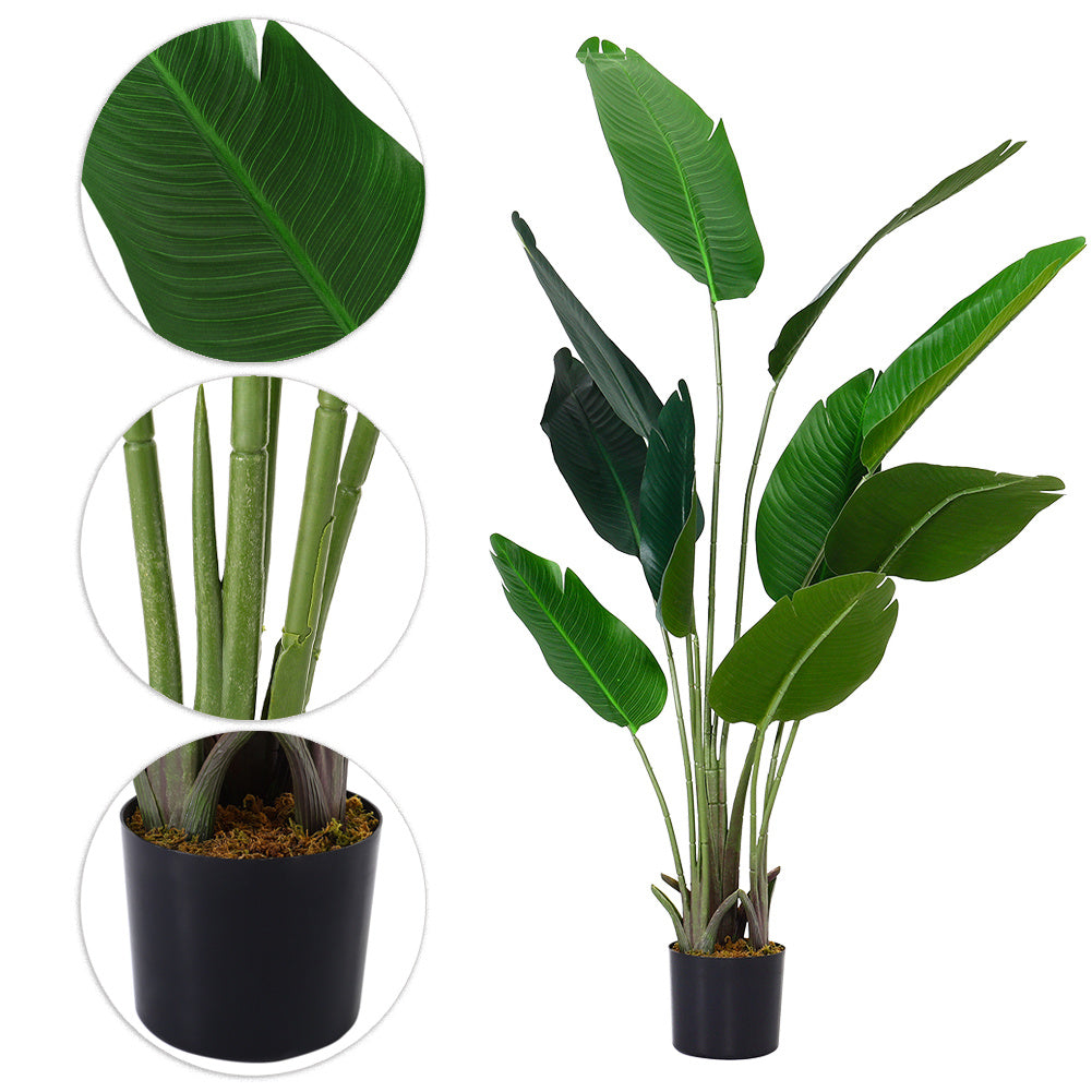 Artificial Banana Tree in Pot Fake Plant, 1.6M