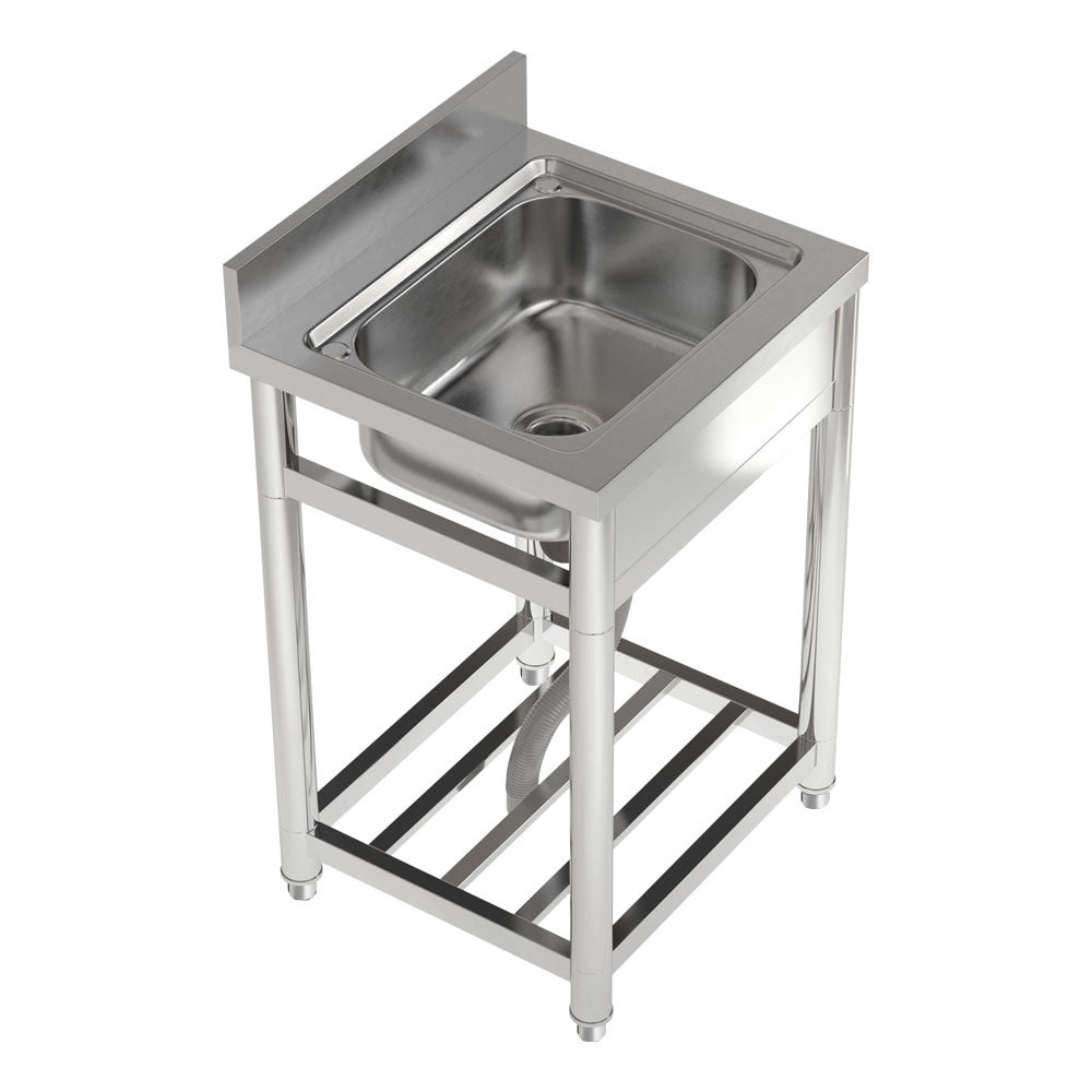 Free Standing Stainless Steel Commercial Sink