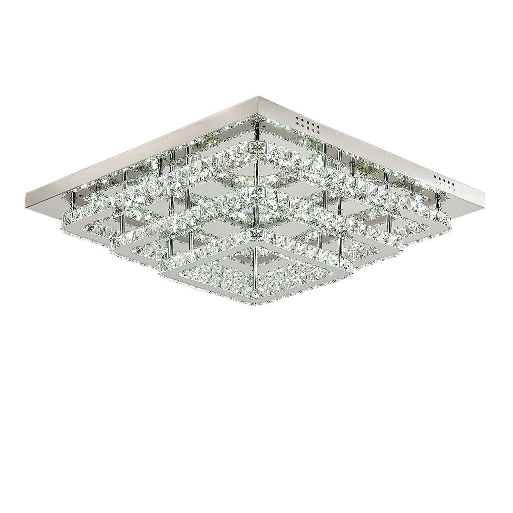 Modern LED Ceiling Light Crystal Lamp 60CM Cool White