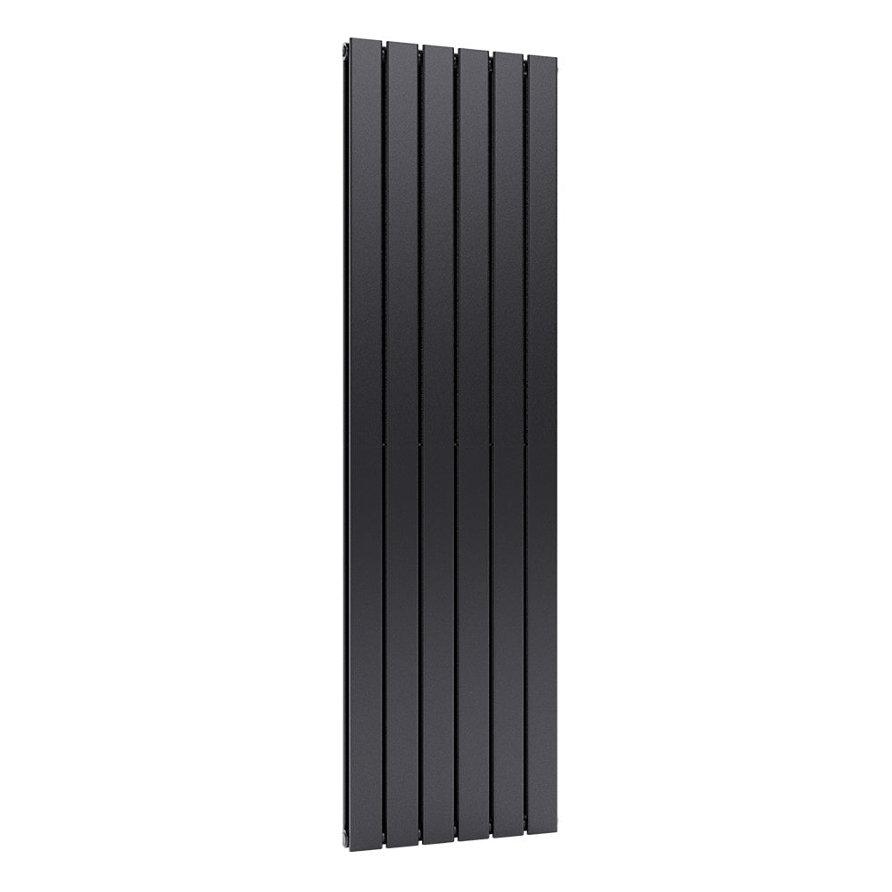 1368W Steel Smoke Grey Vertical Tall Radiator with Double Panel