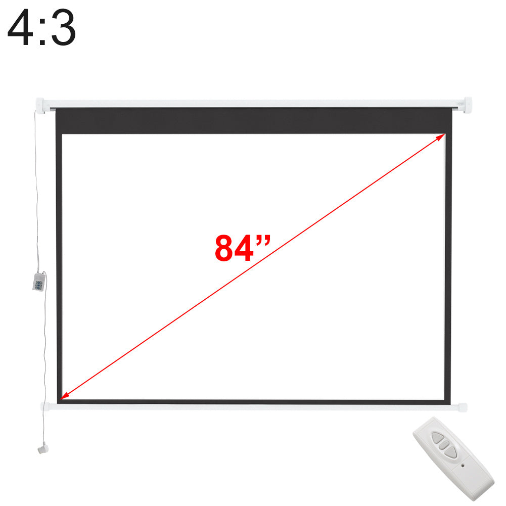 84 Inch Electric Motorized Projector Screen