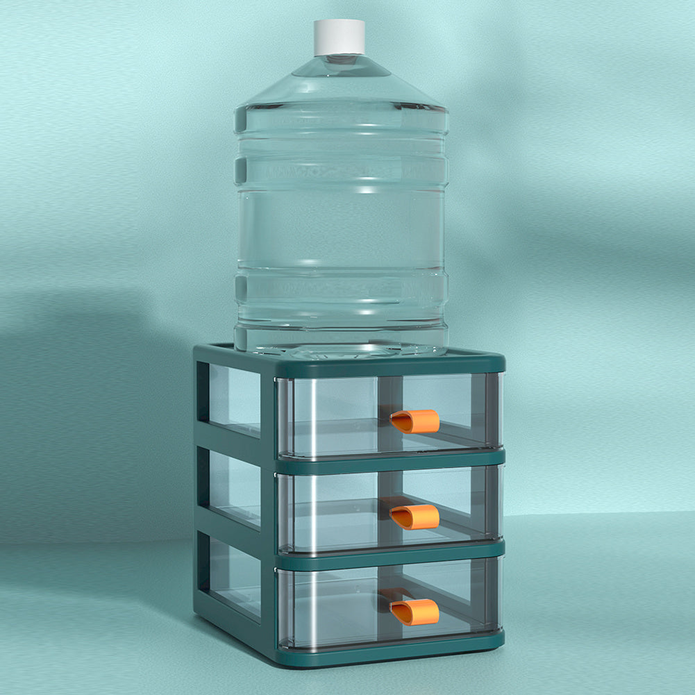 Green Drawer Style Stationery Cosmetic Storage Box