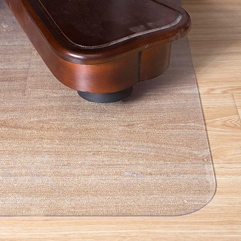 Plastic PVC Non Slip Office Chair Desk Mat Carpet Protector Lipped Smooth