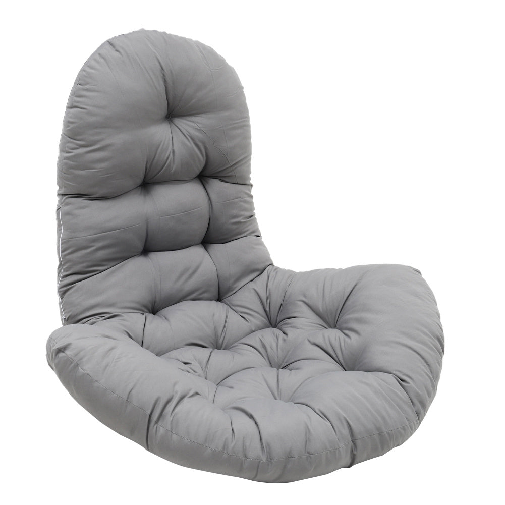 Hanging Egg Chair Thick Cushion Swing Chair Pad, Dark Grey