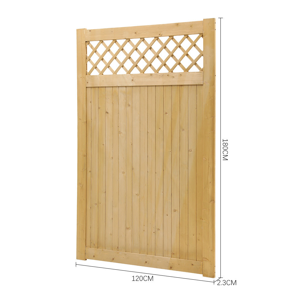 Natural 120cm Rhombus Garden Wood Fence Gate