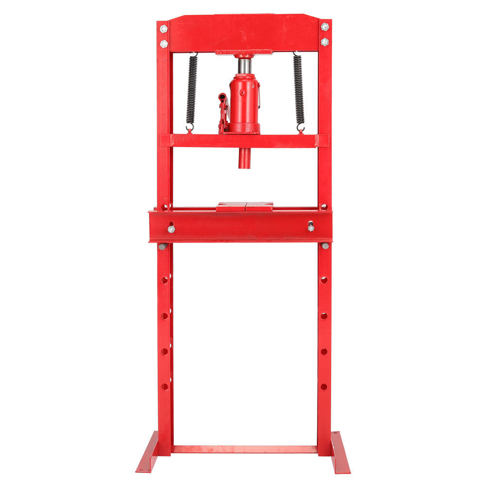 H Frame 20 Ton Hydraulic press, Red
