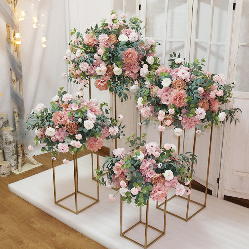 100cm Metal Rectangular Flower Stand Pedestal