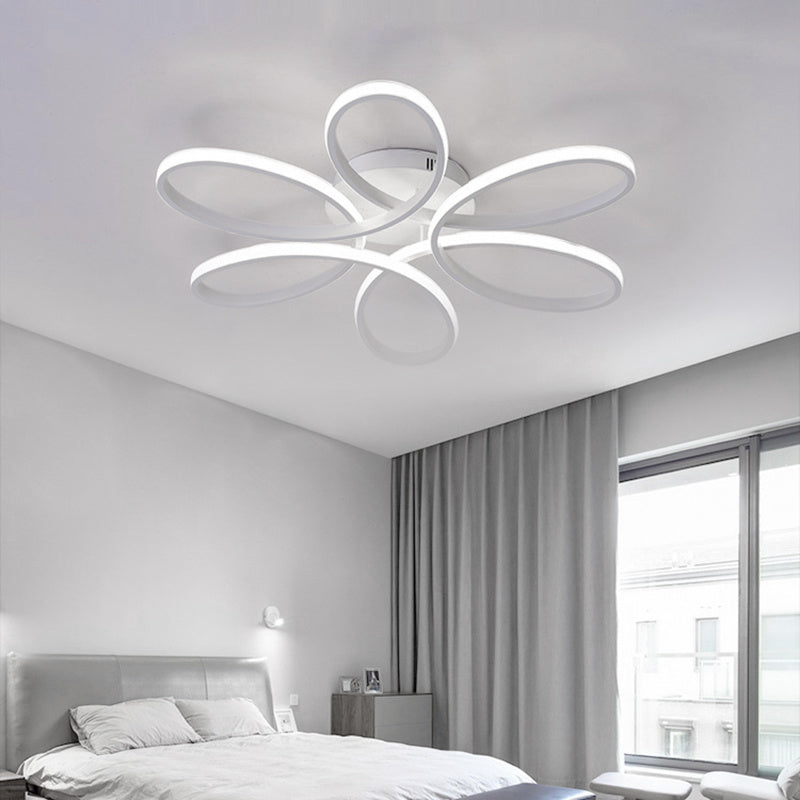 LED Lamp Ceiling Light Cool White Floral Pendant 58CM