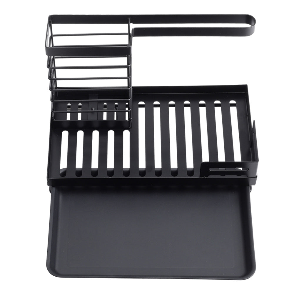 Black Steel Kitchen Sink Caddy Organizer