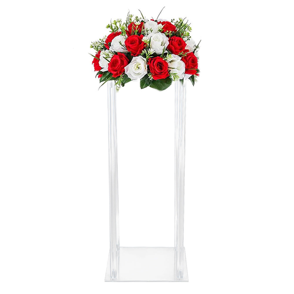 Clear Acrylic Flower Stand for Wedding Table Centerpieces