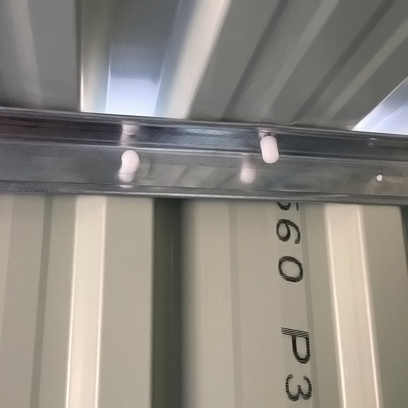 6ft x 8ft Metal Garden Shed Outdoor Tool shed,Dark Grey