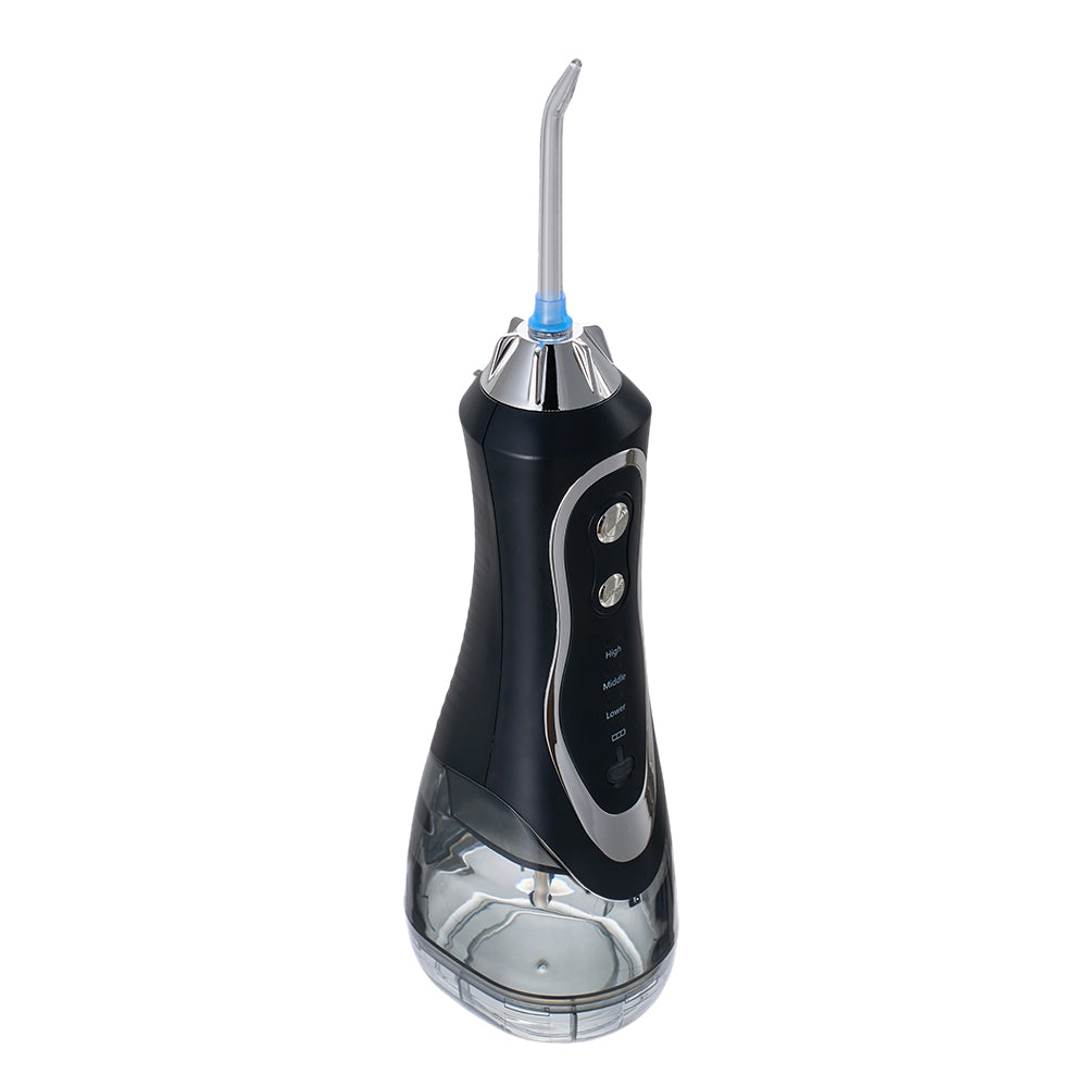 Cordless Water Flosser Oral Irrigator USB Rechargeable IPX7 with 4 Replaceable Jet Tips