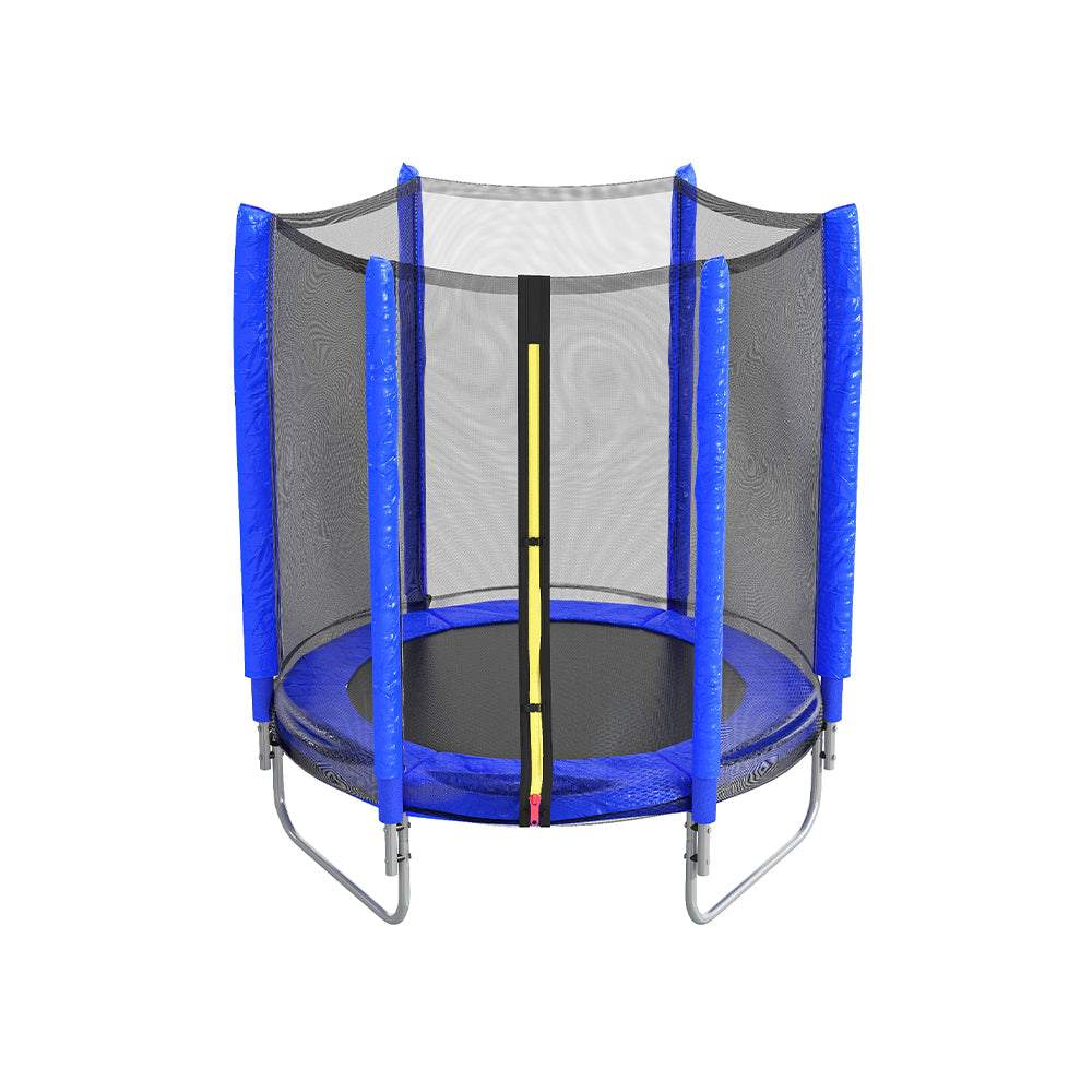 5ft Kids Trampoline with Enclosure Safety Net for Outdoor Playground Blue