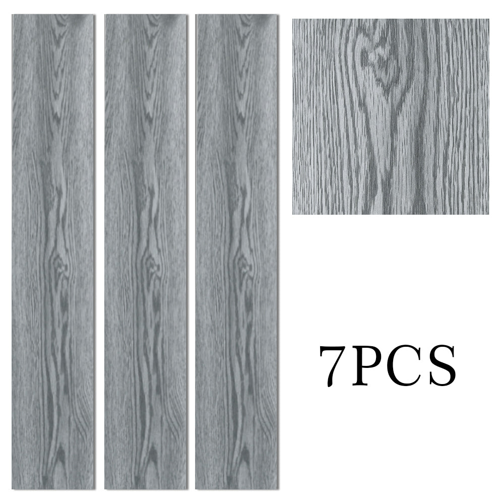 Grey Rustic Style Wood Plank PVC Laminate Flooring, 1 Square