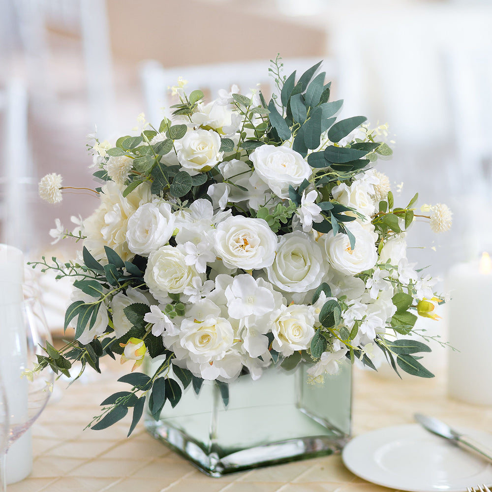 Artificial Rose Bouquet for Wedding Party Table Centerpieces
