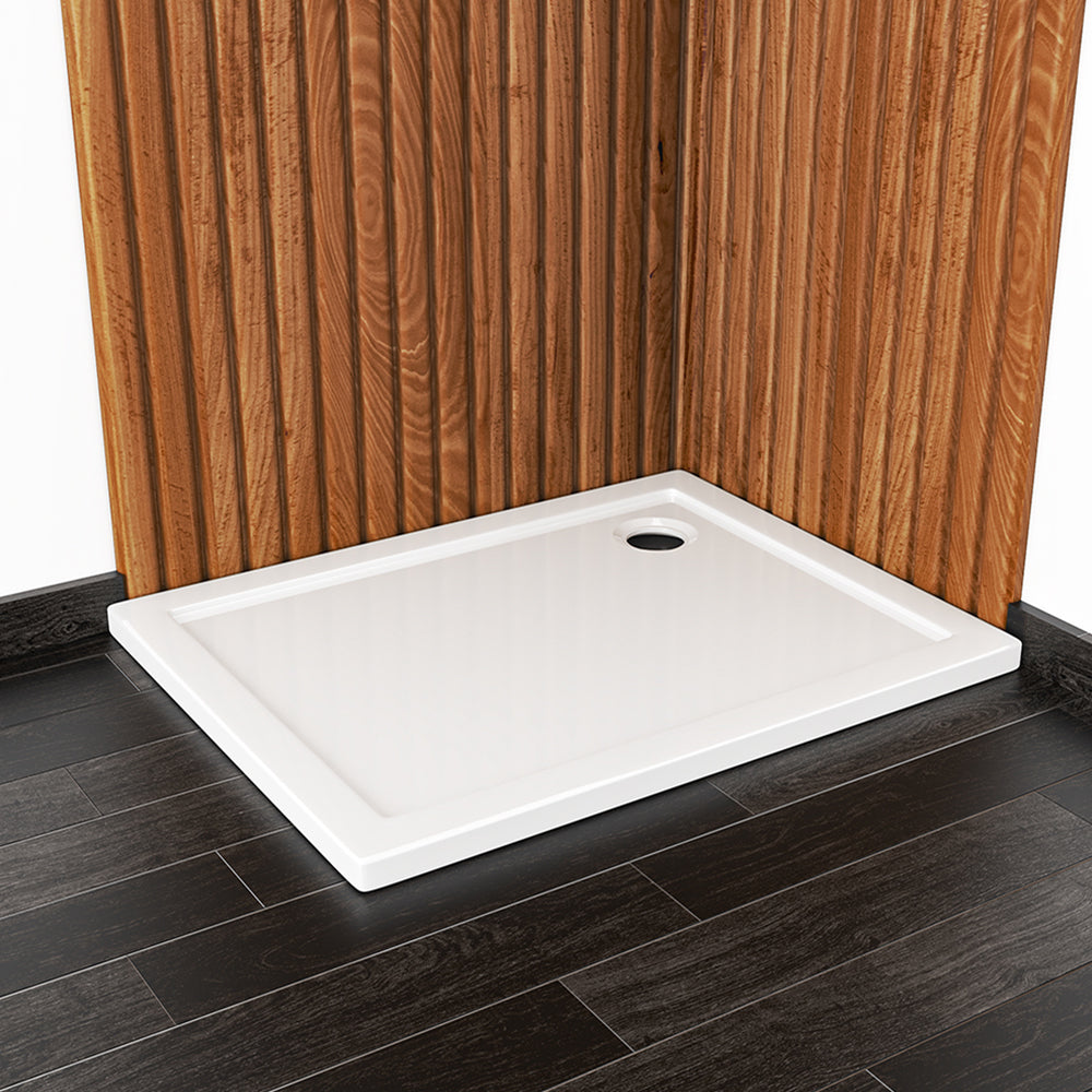 White 900x700mm Rectangular Shower Tray