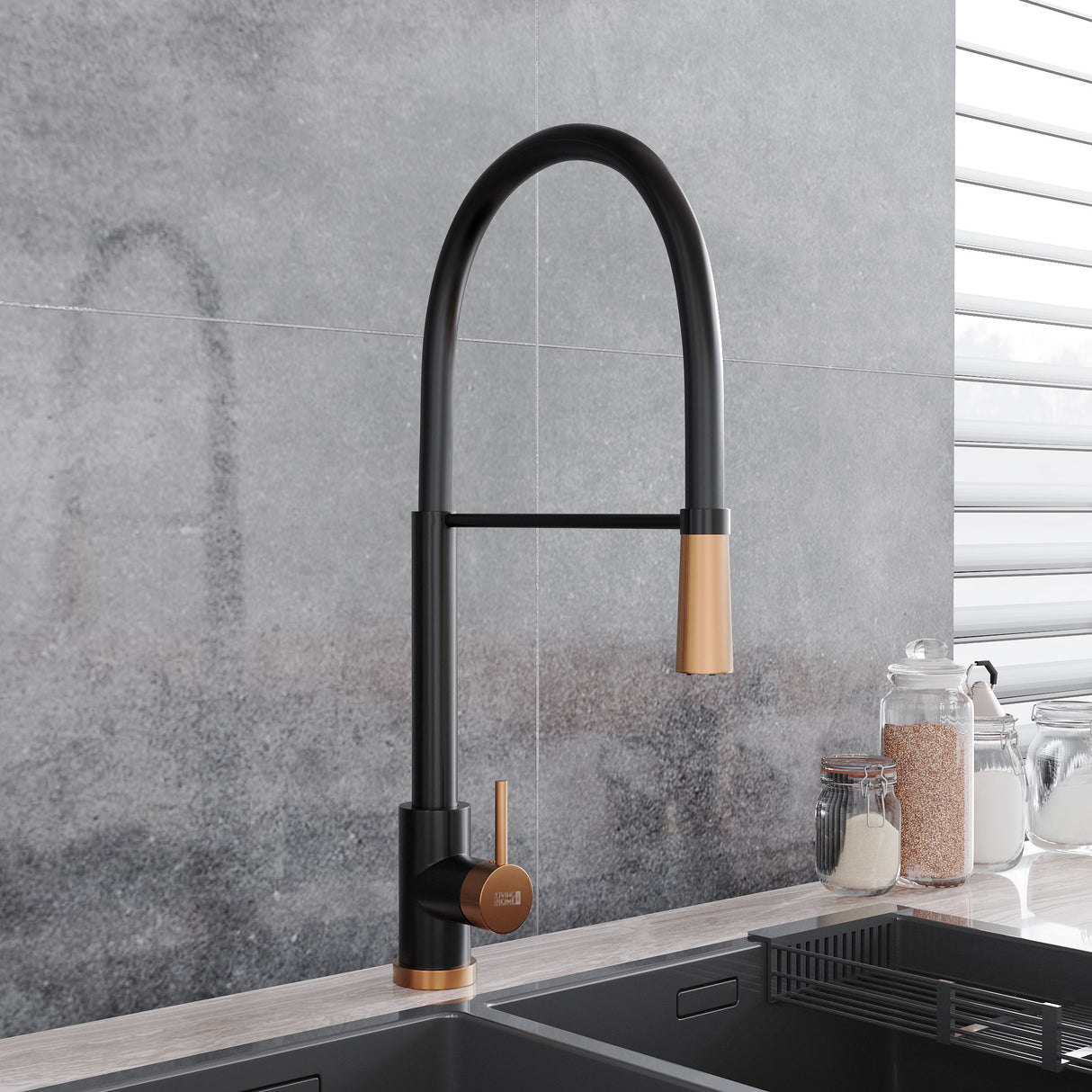 Pull Down Single Lever Mono Kitchen Tap