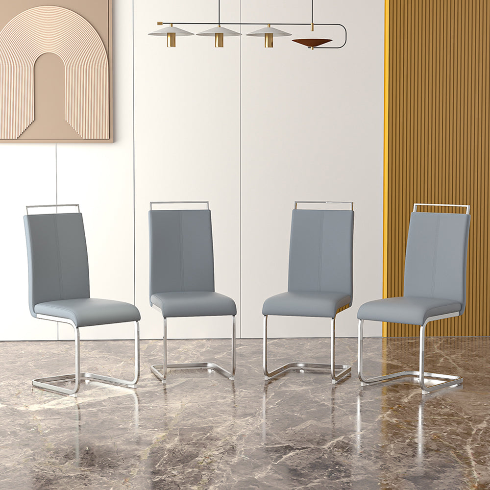 2pcs Metal High Dining Chairs